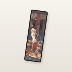 Bound to the Mast Odyssey bookmark, angled studio view