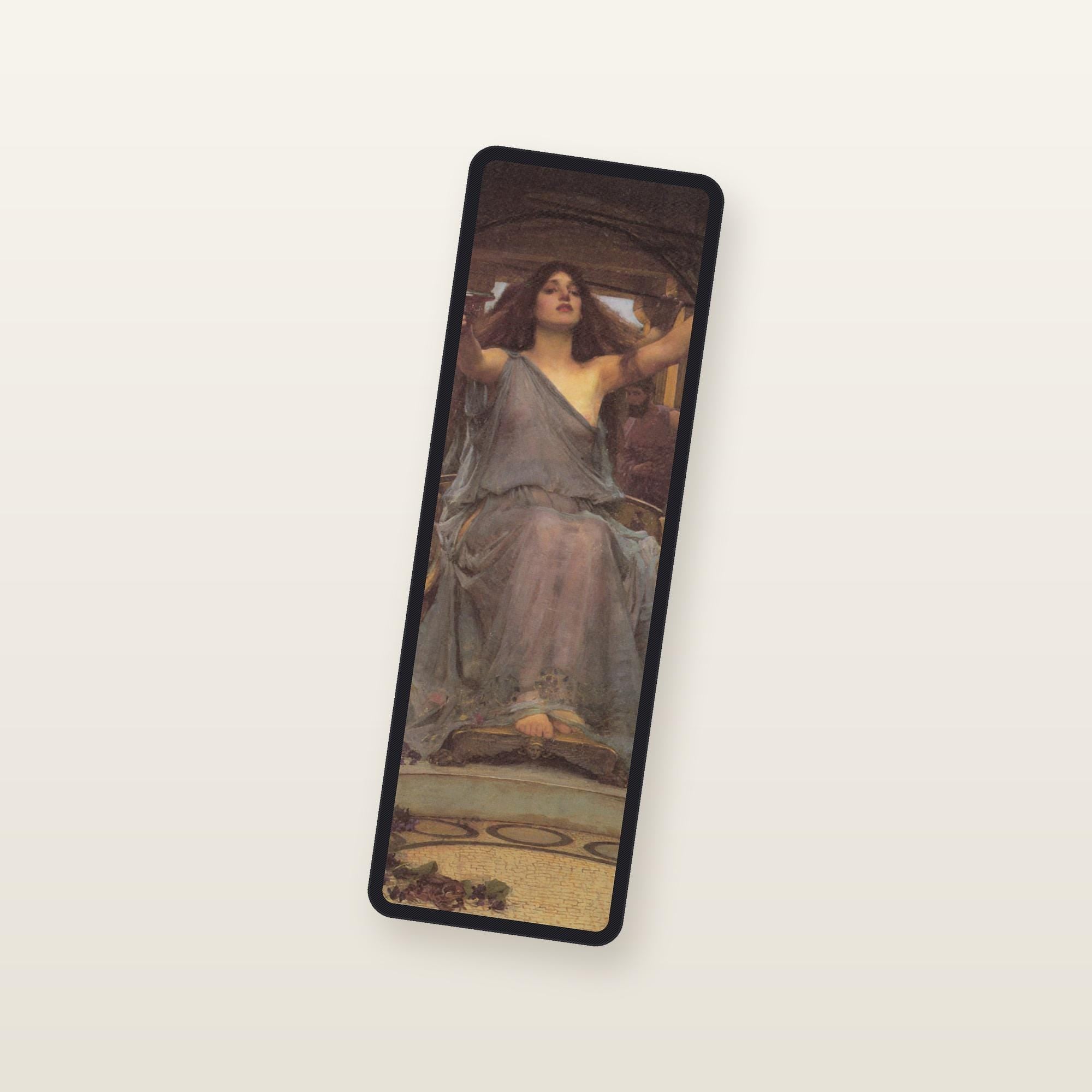 Circe's Cup Odyssey bookmark, angled studio view