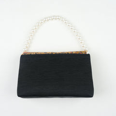 Nishijin-ori Crossbody Handbag - Black Gold | Royal Chou