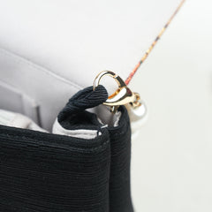 Nishijin-ori Crossbody Handbag - Black Gold | Royal Chou