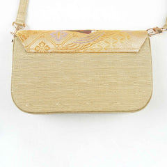 Nishijin-ori Crossbody Handbag - Gold | Royal Chou