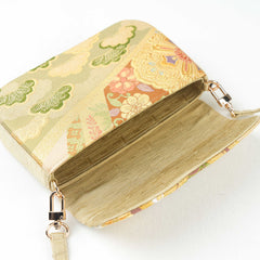 Nishijin-ori Crossbody Handbag - Gold | Royal Chou