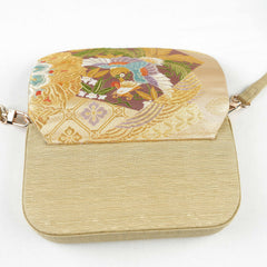 Nishijin-ori Crossbody Handbag - Gold | Royal Chou