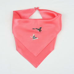 Silk Scarf 35×35 - Auspicious Butterfly | Royal Chou