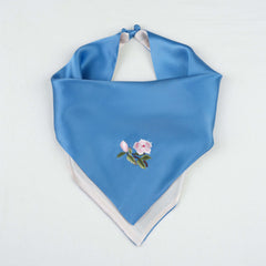 Silk Scarf 35×35 - Blossom of Prosperity | Royal Chou