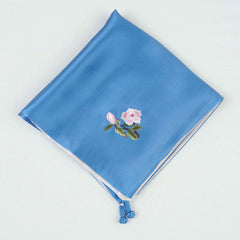 Silk Scarf 35×35 - Blossom of Prosperity | Royal Chou
