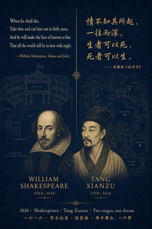 When Giants Fall in the Same Year: Shakespeare, Tang Xianzu, and the Architecture of Dreams