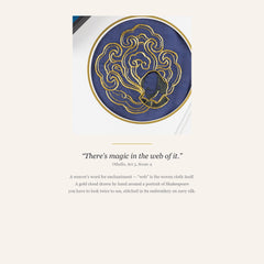There's magic in the web of it — Othello, Act 3 Scene 4