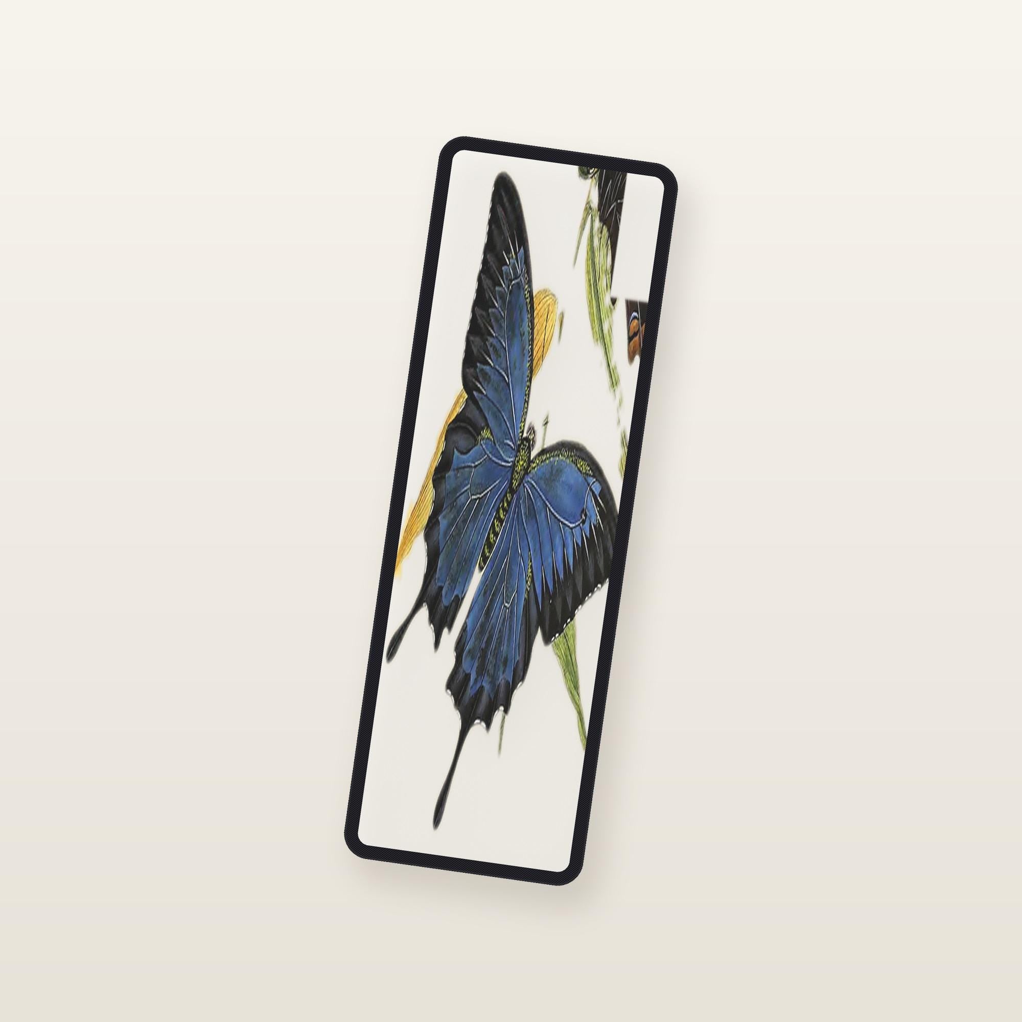 The Ulysses Butterfly Odyssey bookmark, angled studio view