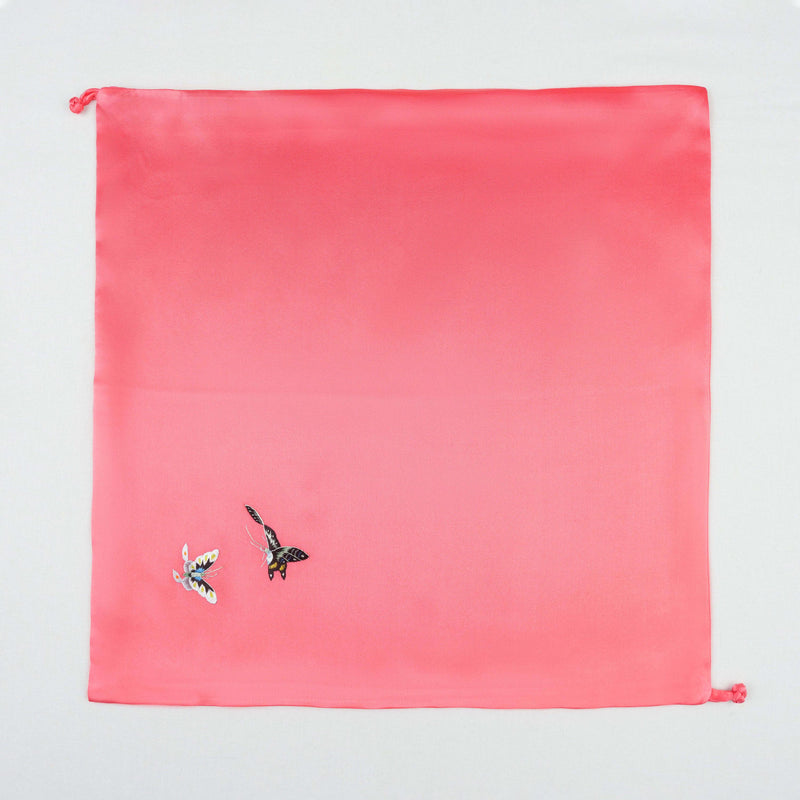 Silk Scarf 35×35 - Auspicious Butterfly